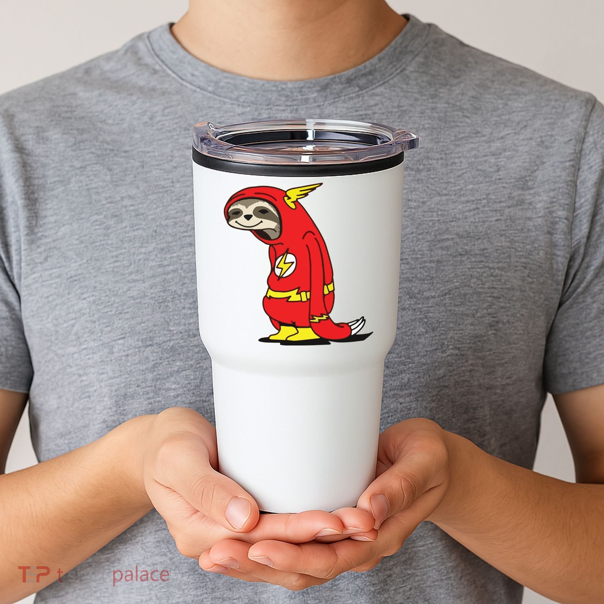 Flash Sloth Cool Nerd Gift For Him Tumbler