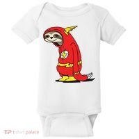 Flash Sloth Cool Nerd Gift For Him Baby Bodysuit thumb 0