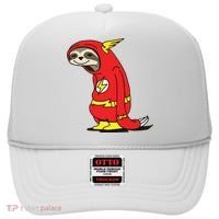 Flash Sloth Cool Nerd Gift For Him Hat thumb 0