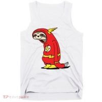 Flash Sloth Cool Nerd Gift For Him Tank Top thumb 0
