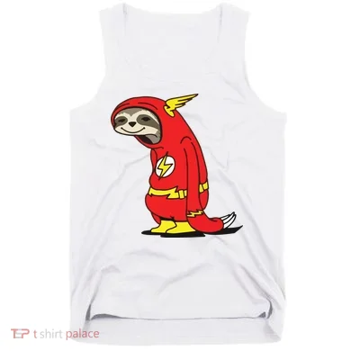 Flash Sloth Cool Nerd Gift For Him Tank Top