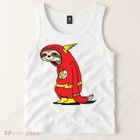 Flash Sloth Cool Nerd Gift For Him Tank Top thumb 2