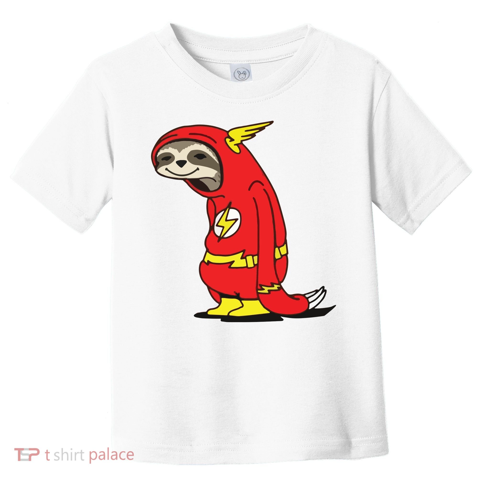 Flash Sloth Cool Nerd Gift For Him Toddler T-Shirt