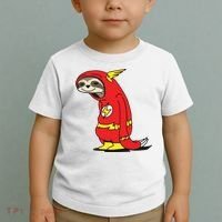 Flash Sloth Cool Nerd Gift For Him Toddler T-Shirt thumb 2