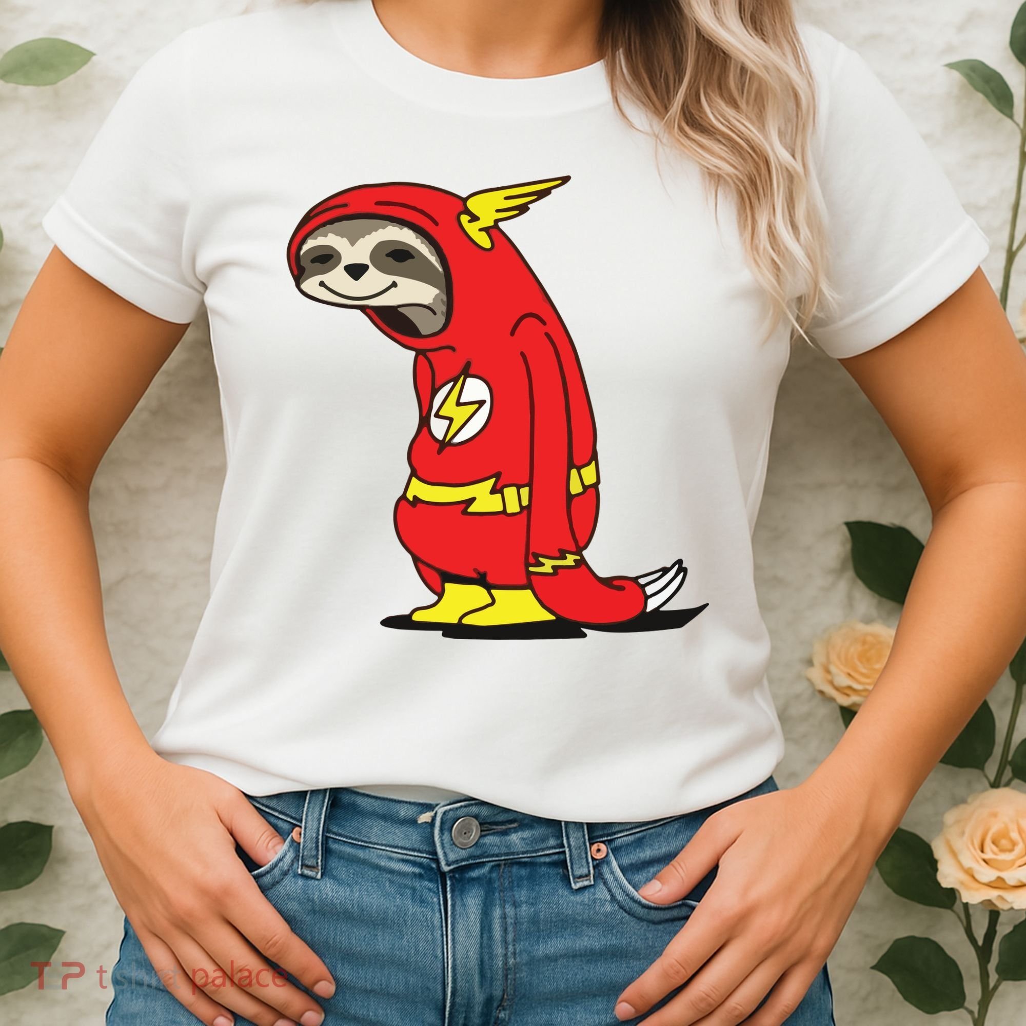 Flash Sloth Cool Nerd Gift For Him Women's T-Shirt