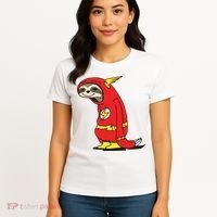 Flash Sloth Cool Nerd Gift For Him Women's T-Shirt thumb 4