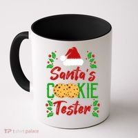 Funny SantaS Cookie Tester Christmas Cookies Taste Test Gift Coffee Mug thumb 0