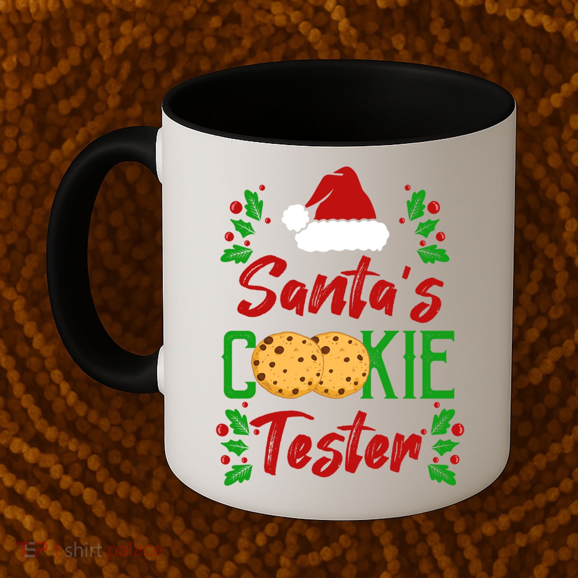 Funny SantaS Cookie Tester Christmas Cookies Taste Test Gift Coffee Mug