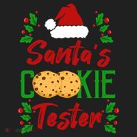 Funny SantaS Cookie Tester Christmas Cookies Taste Test Gift Beanie thumb 2