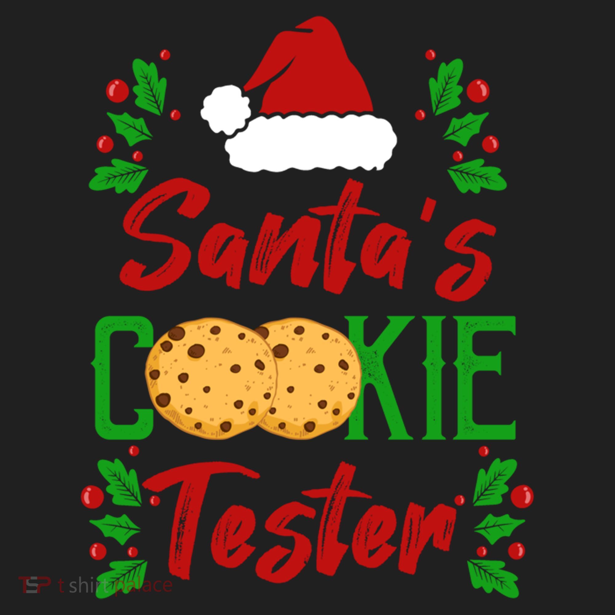 Funny SantaS Cookie Tester Christmas Cookies Taste Test Gift Beanie