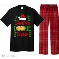 Funny SantaS Cookie Tester Christmas Cookies Taste Test Gift Pajama Set thumb 0