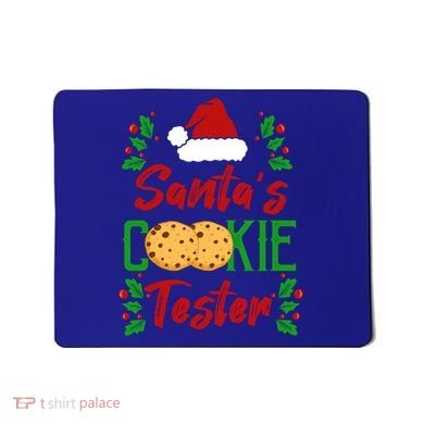 Funny SantaS Cookie Tester Christmas Cookies Taste Test Gift Mousepad