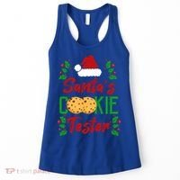 Funny SantaS Cookie Tester Christmas Cookies Taste Test Gift Women's Tank Top thumb 0