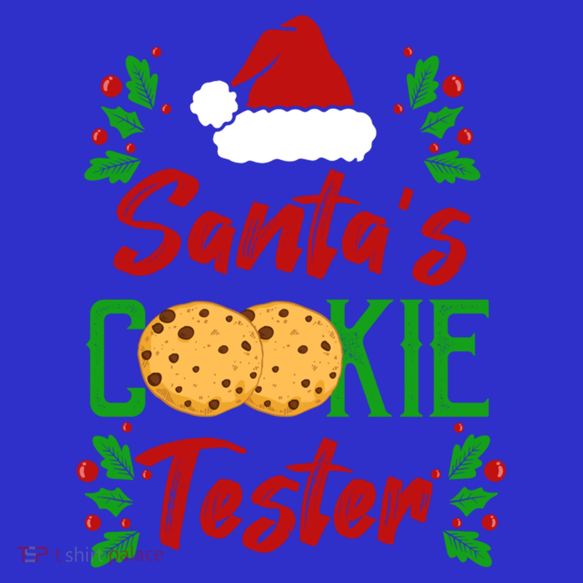 Funny SantaS Cookie Tester Christmas Cookies Taste Test Gift Women's Tank Top