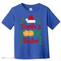 Funny SantaS Cookie Tester Christmas Cookies Taste Test Gift Toddler T-Shirt thumb 0
