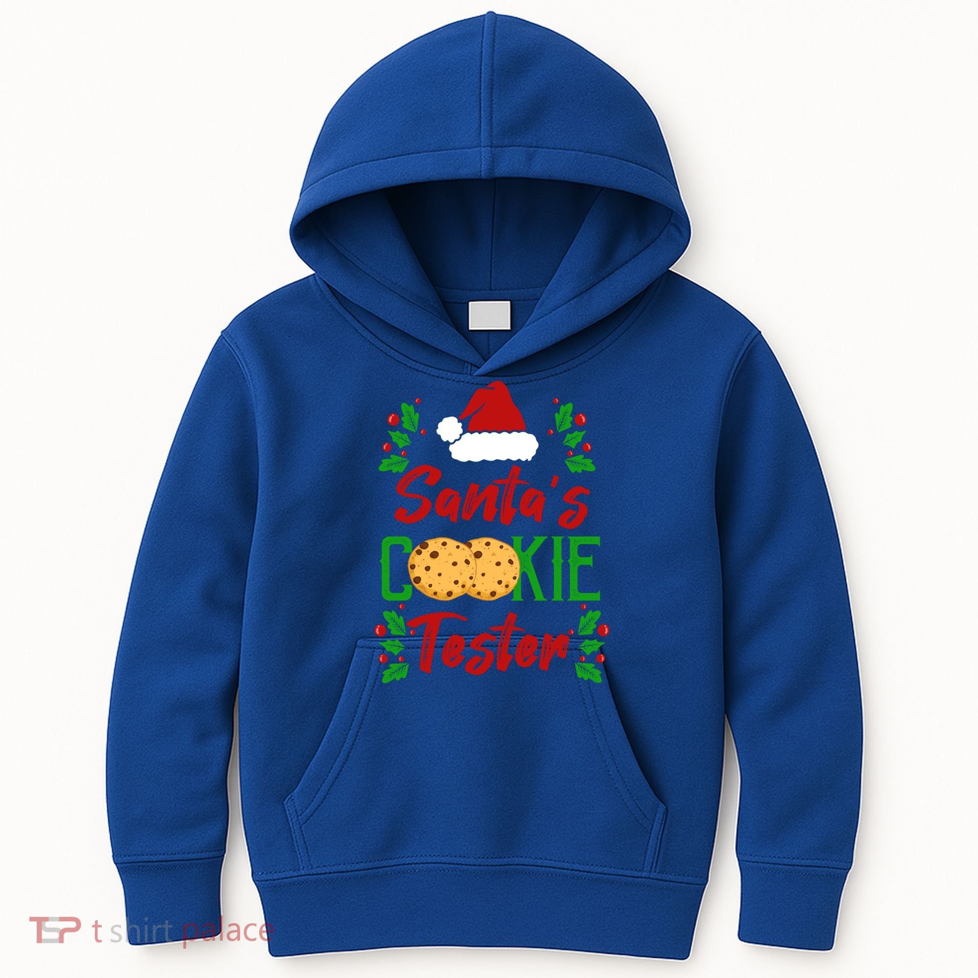 Funny SantaS Cookie Tester Christmas Cookies Taste Test Gift Kids Hoodie