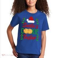 Funny SantaS Cookie Tester Christmas Cookies Taste Test Gift Kids T-Shirt thumb 2