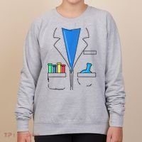 Funny Scientist Costume Nerd Chemistry Halloween Science Teacher Women's Sweatshirt thumb 0