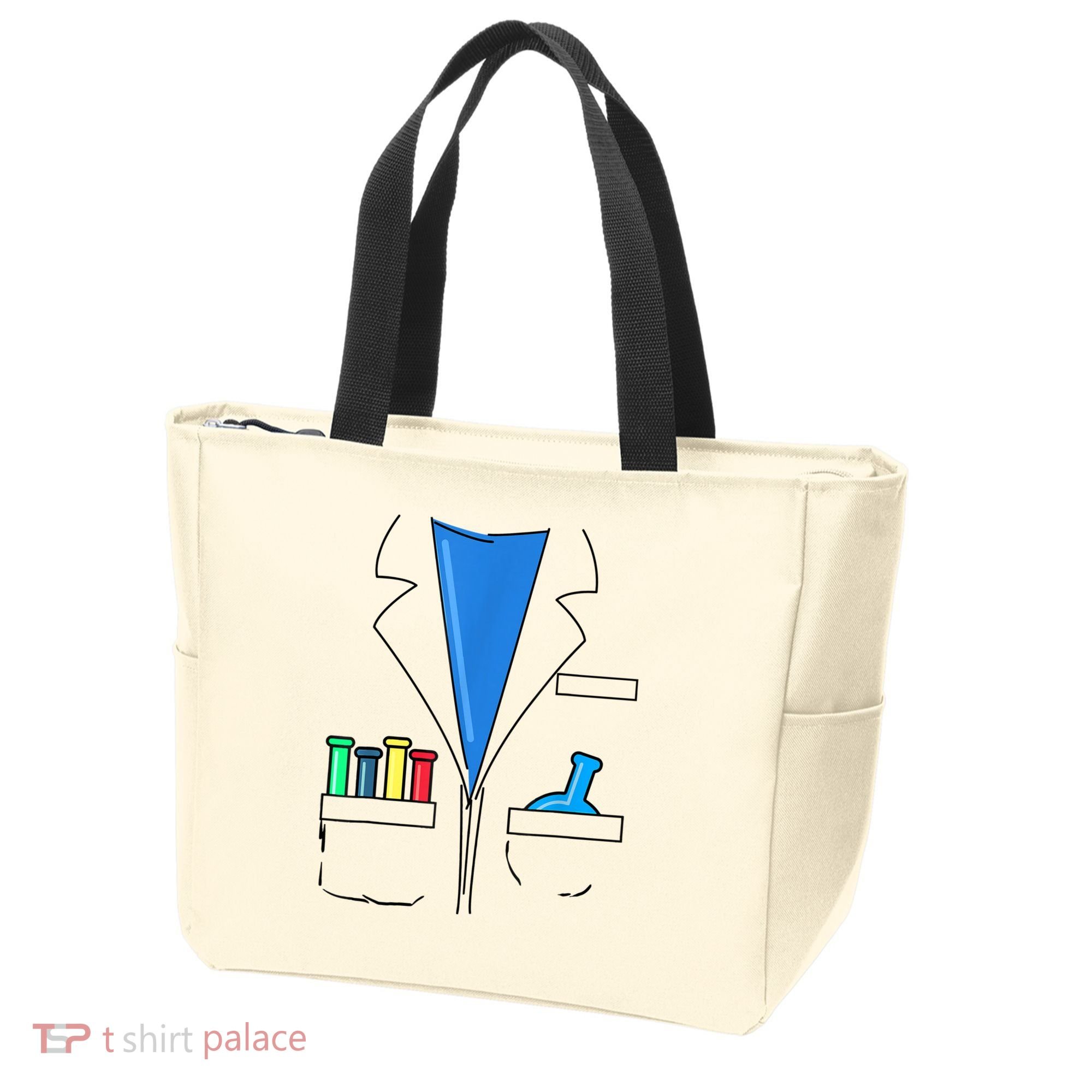 Funny Scientist Costume Nerd Chemistry Halloween Science Teacher Tote Bag