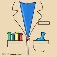 Funny Scientist Costume Nerd Chemistry Halloween Science Teacher Tote Bag thumb 4
