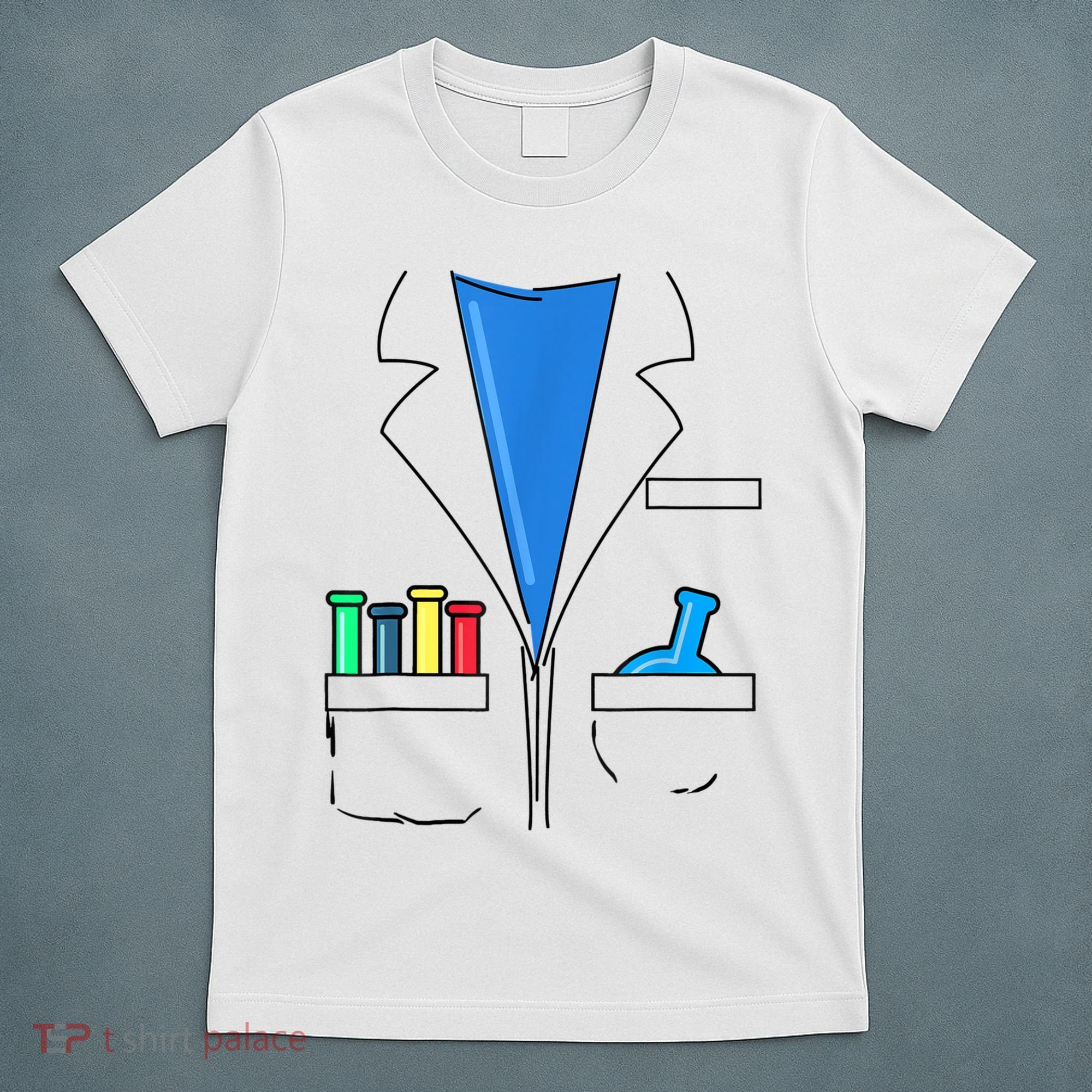 Funny Scientist Costume Nerd Chemistry Halloween Science Teacher T-Shirt