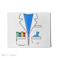 Funny Scientist Costume Nerd Chemistry Halloween Science Teacher Mousepad thumb 0
