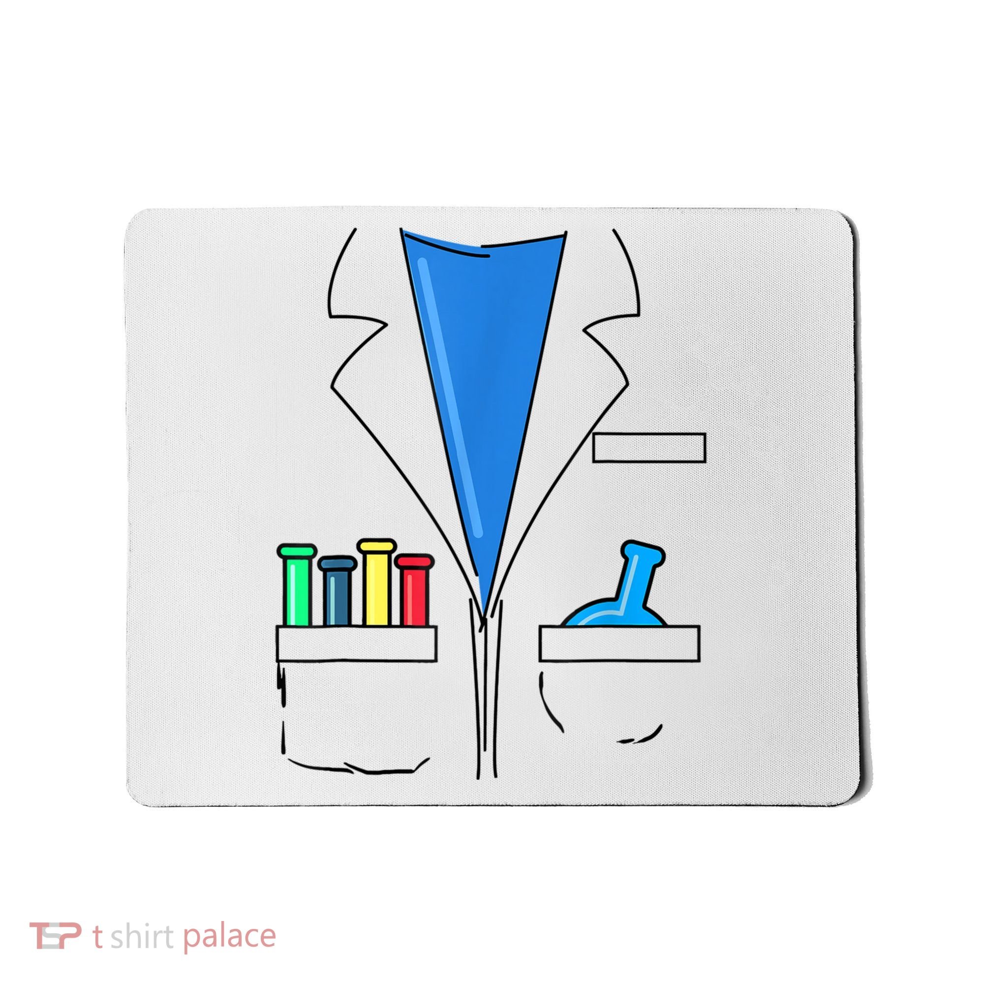 Funny Scientist Costume Nerd Chemistry Halloween Science Teacher Mousepad