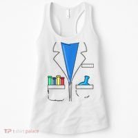 Funny Scientist Costume Nerd Chemistry Halloween Science Teacher Women's Tank Top thumb 0