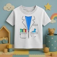 Funny Scientist Costume Nerd Chemistry Halloween Science Teacher Toddler T-Shirt thumb 3