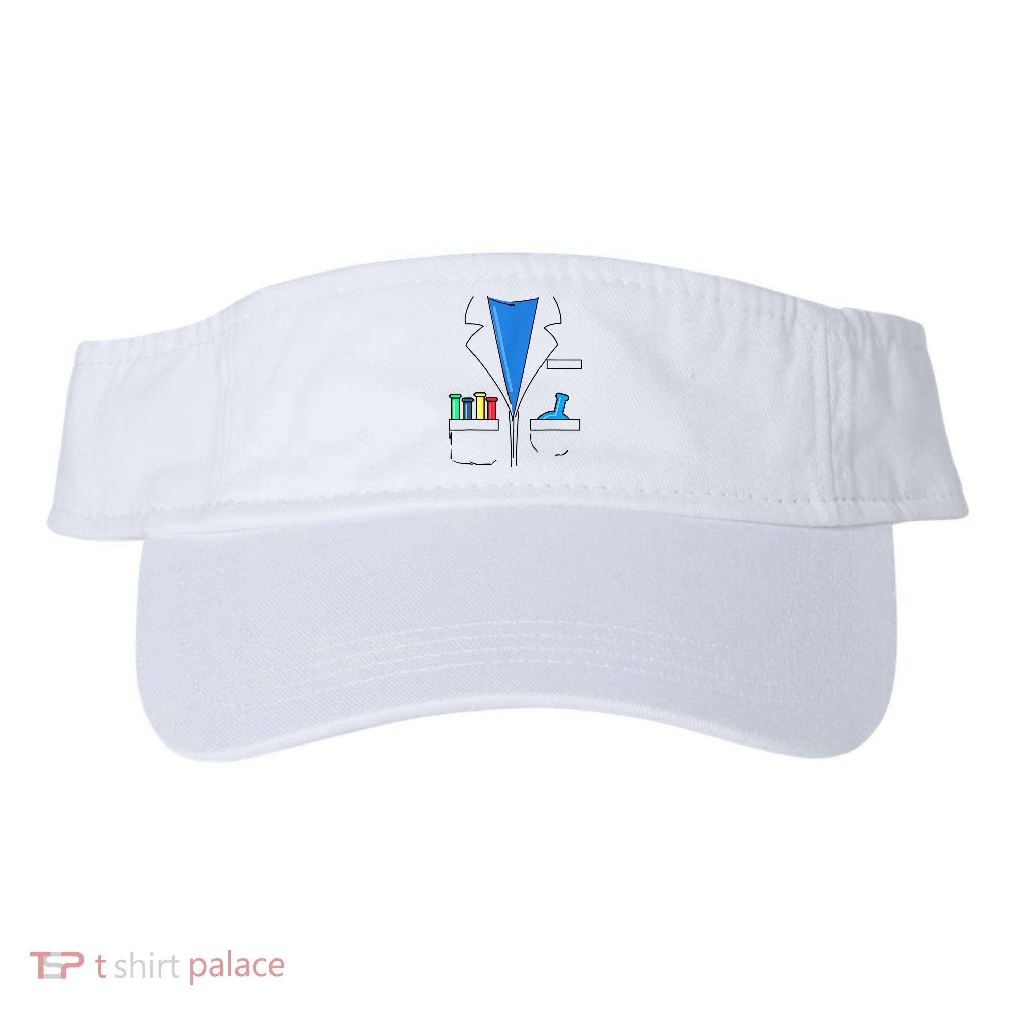 Funny Scientist Costume Nerd Chemistry Halloween Science Teacher Visor