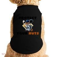 Funny Squirrel Catcher Protect Your Nuts Baseball Gift Doggie Tank thumb 0