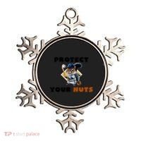 Funny Squirrel Catcher Protect Your Nuts Baseball Gift Ornament thumb 0