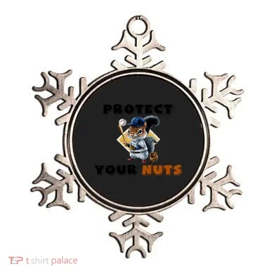Funny Squirrel Catcher Protect Your Nuts Baseball Gift Ornament