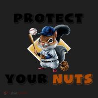 Funny Squirrel Catcher Protect Your Nuts Baseball Gift Hat thumb 2