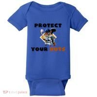 Funny Squirrel Catcher Protect Your Nuts Baseball Gift Baby Bodysuit thumb 0