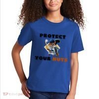 Funny Squirrel Catcher Protect Your Nuts Baseball Gift Kids T-Shirt thumb 2