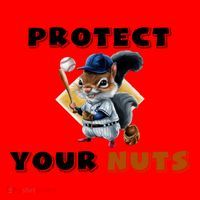Funny Squirrel Catcher Protect Your Nuts Baseball Gift Santa Hat thumb 1