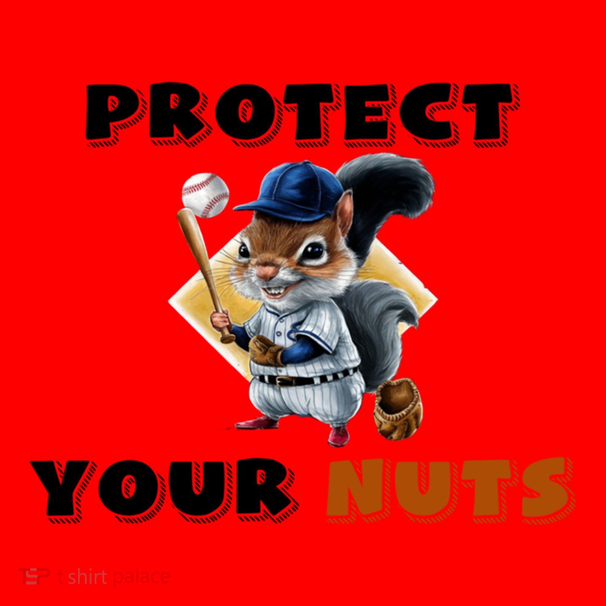 Funny Squirrel Catcher Protect Your Nuts Baseball Gift Santa Hat