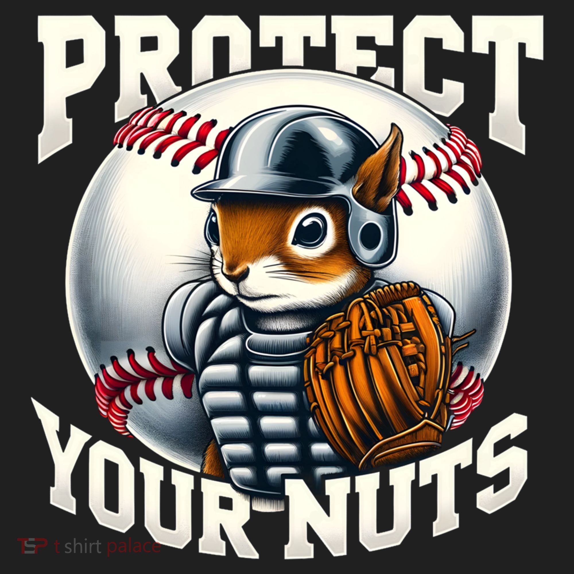 Funny Squirrel Catcher Protect Your Nuts Baseball Lover Gift Women's Sweatshirt