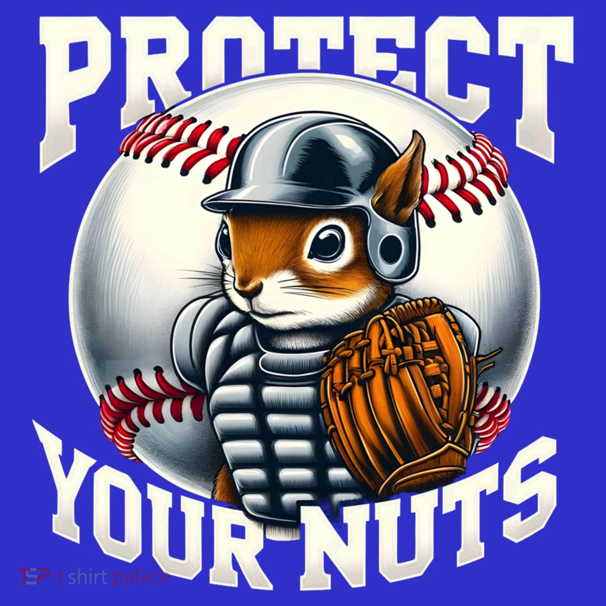 Funny Squirrel Catcher Protect Your Nuts Baseball Lover Gift Sweatshirt