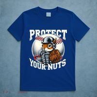 Funny Squirrel Catcher Protect Your Nuts Baseball Lover Gift T-Shirt thumb 5
