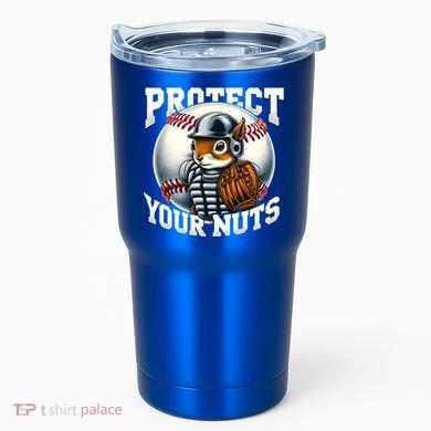 Funny Squirrel Catcher Protect Your Nuts Baseball Lover Gift Tumbler