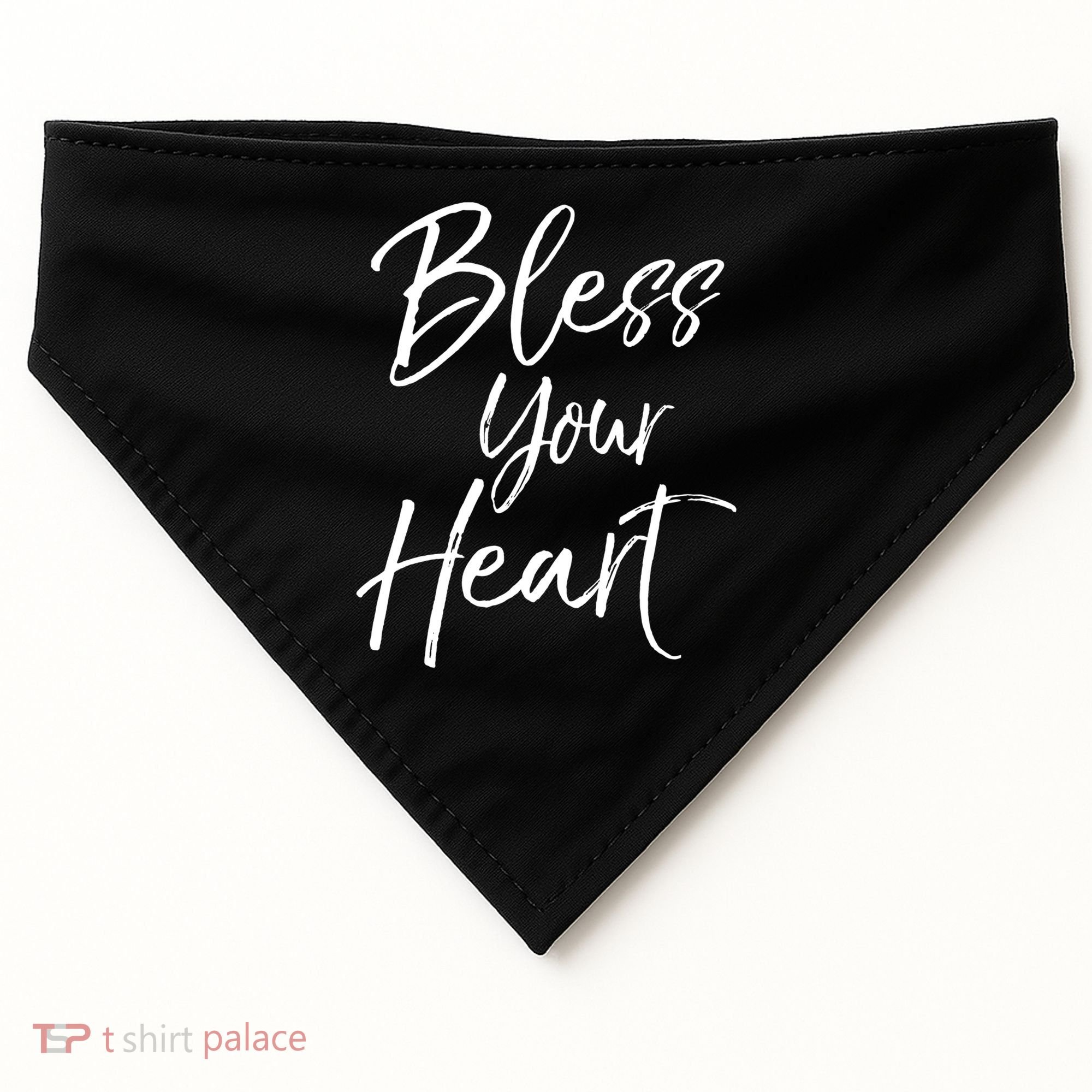 Funny Southern Christian Saying Quote Gift Bless Your Heart Gift USA-Made Doggie Bandana