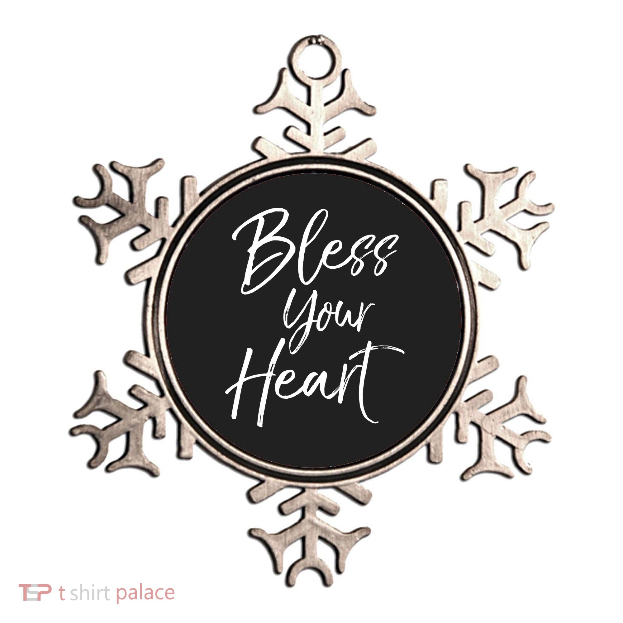 Funny Southern Christian Saying Quote Gift Bless Your Heart Gift Ornament