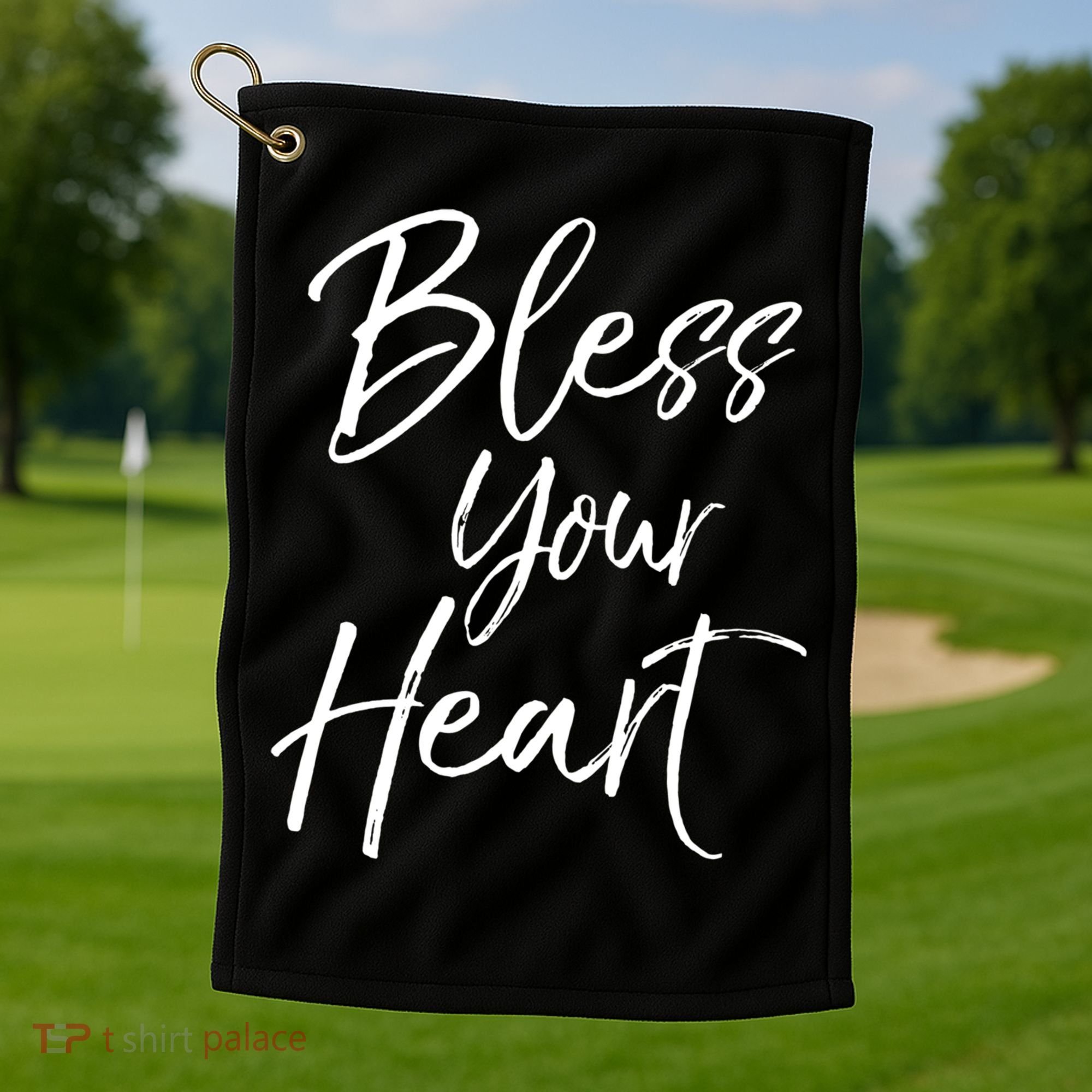 Funny Southern Christian Saying Quote Gift Bless Your Heart Gift Golf Towel