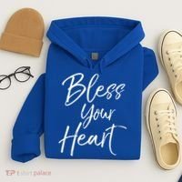 Funny Southern Christian Saying Quote Gift Bless Your Heart Gift Hoodie thumb 4
