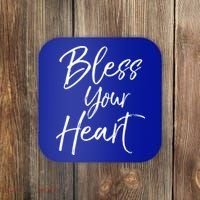 Funny Southern Christian Saying Quote Gift Bless Your Heart Gift Coaster thumb 0