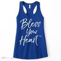 Funny Southern Christian Saying Quote Gift Bless Your Heart Gift Women's Tank Top thumb 0