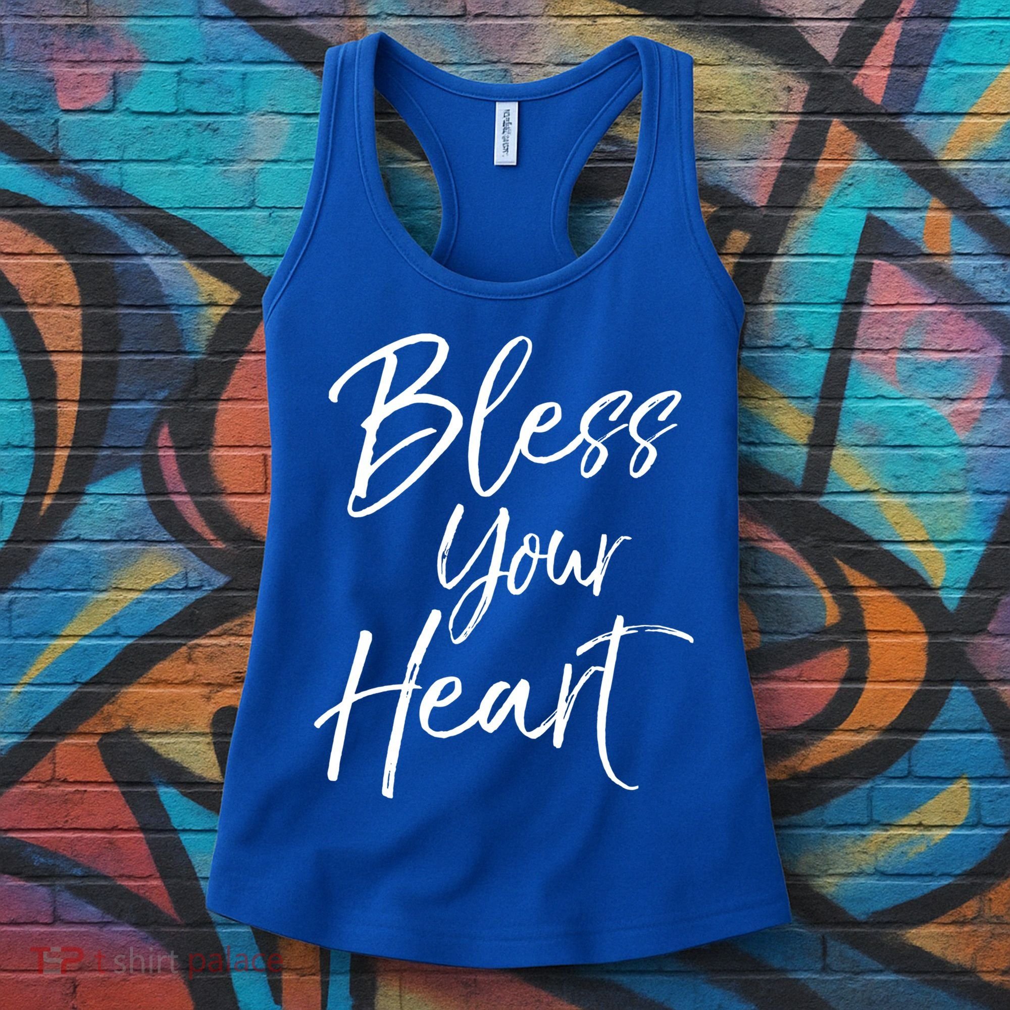 Funny Southern Christian Saying Quote Gift Bless Your Heart Gift Women's Tank Top