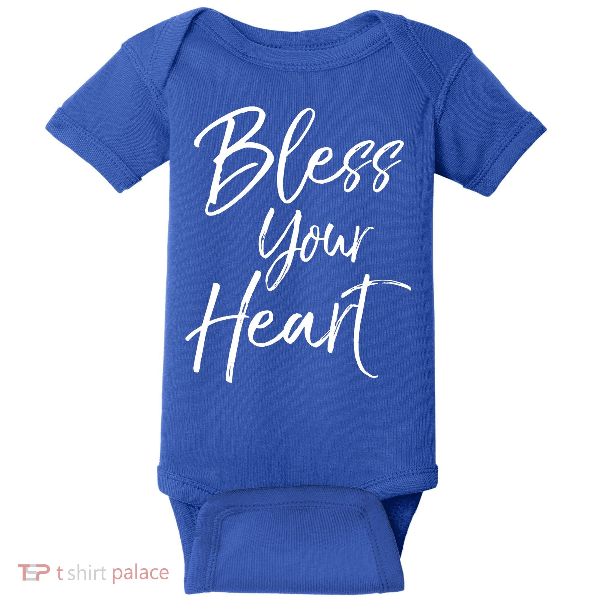 Funny Southern Christian Saying Quote Gift Bless Your Heart Gift Baby Bodysuit